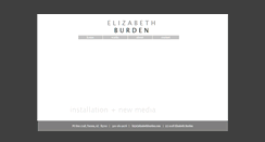 Desktop Screenshot of elizabethburden.com
