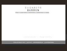 Tablet Screenshot of elizabethburden.com
